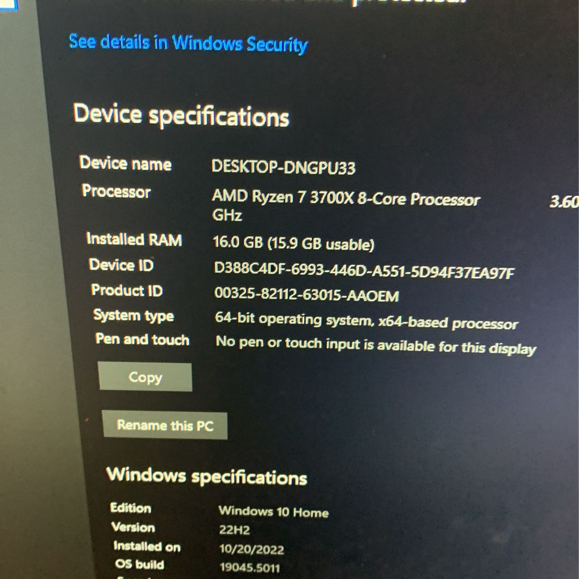 Gaming Pc
