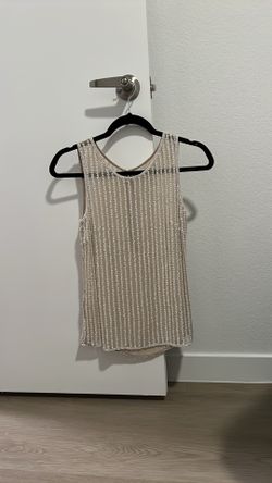 Vintage beaded hand made dress up top