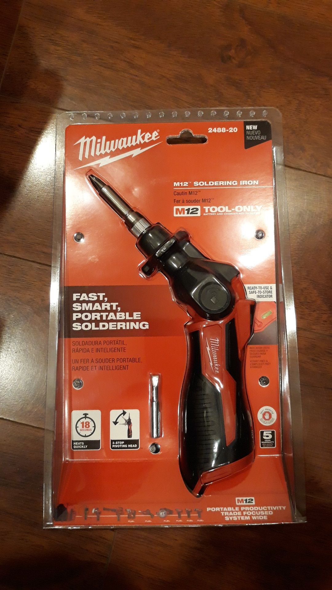 Milwaukee m12 soldering iron tool only
