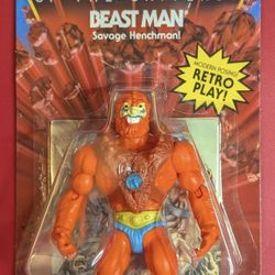 Masters of the Universe Origins MOTU Beast Man 5" Action Figure 2020 Retro NEW