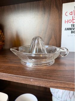 Vintage citrus juicer- glass