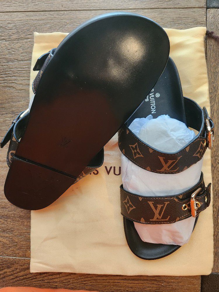 Louis Vuitton Waterfront Mule Slides for Sale in Lake In The Hills, IL -  OfferUp