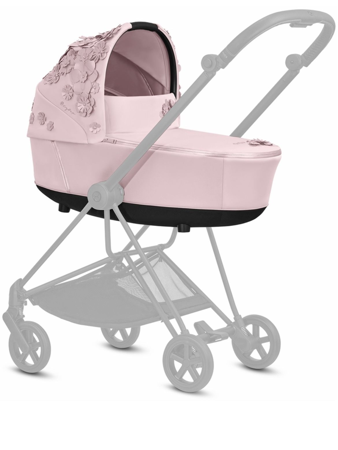Cybex Mios LUX Carry Cot Pink (Simply flower Collection)