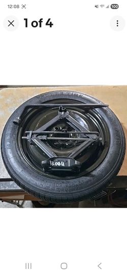 2013-2021 FORD FUSION SPARE TIRE WHEEL RIM DONUT 16" WITH JACK KIT