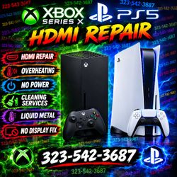 Playstation XBox >> Repair HDMI (No Display)