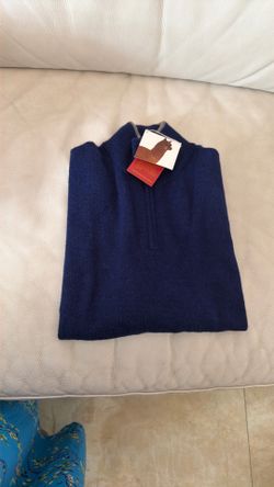 Alpaca sweater - lg - blue
