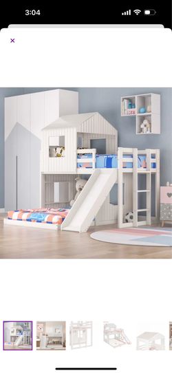 Twin/Full Bunk bed