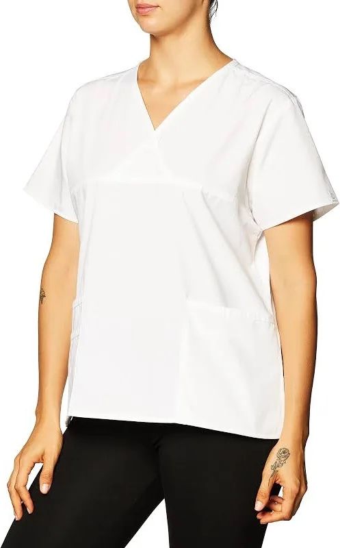 White Scrub Top Wonder wink 4x