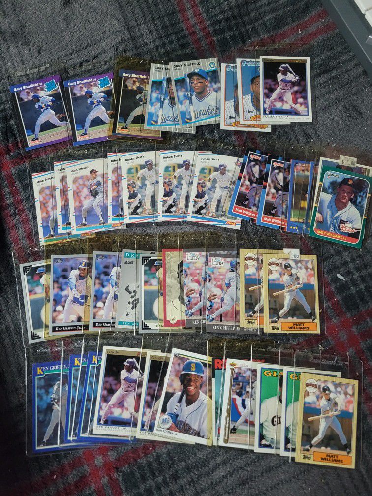 80's And 90's Vintage Baseball Cards 