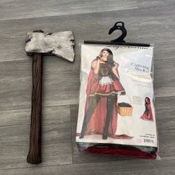 Little Red Riding Costume With Axe