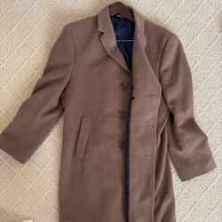 Nautica Classic Fit Camber Wool Size 42 Overcoat