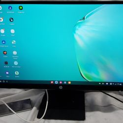 HP VH27 27" Monitor FHD 1920 X 1080 LED ultra thin bezel HDMI DP VGA with 4-way ergonomics