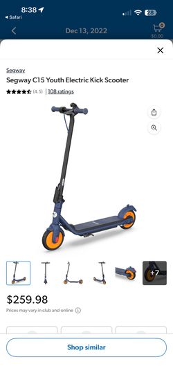 Segway C15 Youth Electric Kick Scooter
