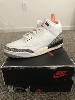 Air Jordan 3- White Cement Reimagined 11.5M (DS) 
