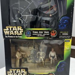 NEW Star Wars Action Figures Darth Vader Skywalker Owen Lars C-3PO Emperor 1997