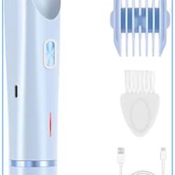 IPX7 Waterproof Bikini Trimmer for Women, Hypoallergenic Painless Ceramic Blade Electric Face Razors for Shaving, Facial Pubic Hair Removal Shaver for