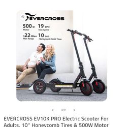 Evercross Electric Scooter for Sale – $150