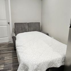 Grey Love Seat Couch