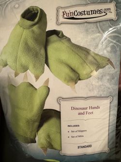 Dinosaur Costume Hands and Feet