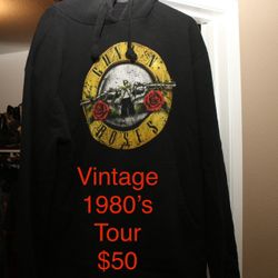 Vintage Guns And Roses Hoodie Sweatshirt 