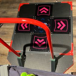 (used) DDR L-tek Dance pad (with Handle Bars)