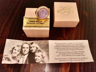 Kirks Folly “Remember the Magic” statement ring