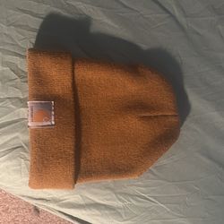 Brown carhartt beani one size fits all