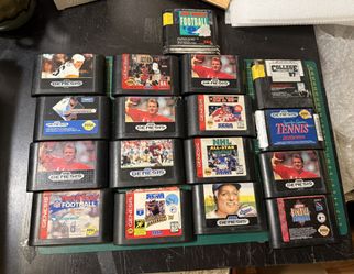 Lot Of 16 Sega Genesis Sports Games
