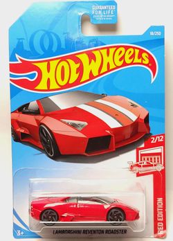 Hot Wheels Lamborghini Reventon Roadster Red Edition