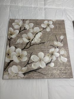 Canvas Flower Art (2)