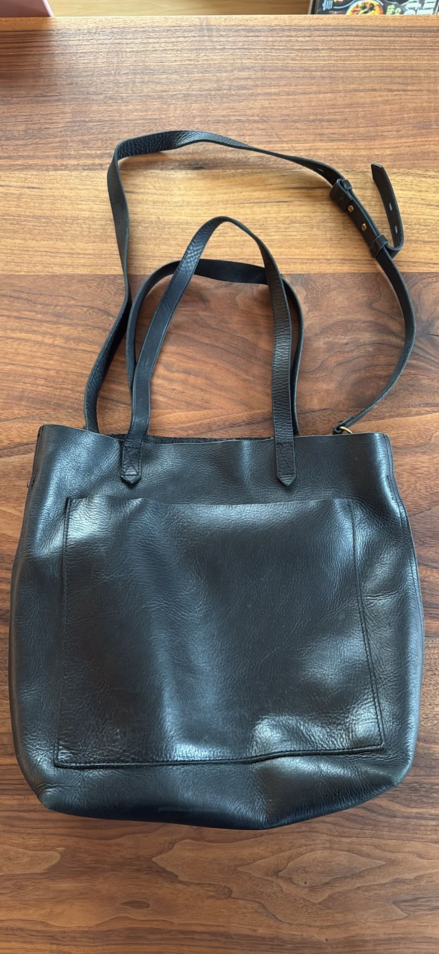 Madewell Black Leather Bag