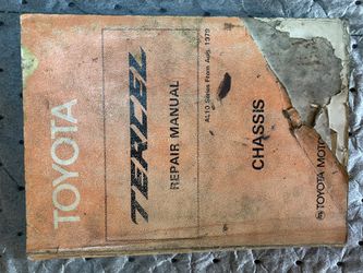 Toyota Tercel Repair Manual