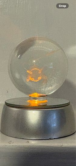 Pikachu crystal light up ornament