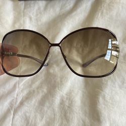 Tom Ford Miranda 36F Women's Butterfly Sunglasses - Brown (FT0130-36F-68)