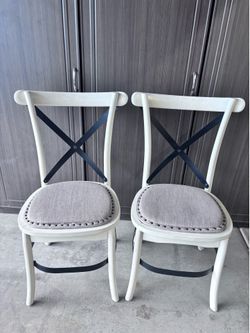 Bistro Style Kitchen Dining Chairs set of 2