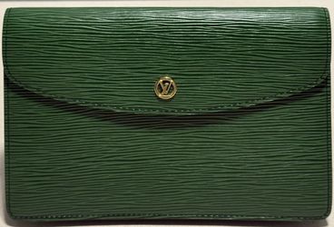 Louis Vuitton Epi Montaigne clutch bag