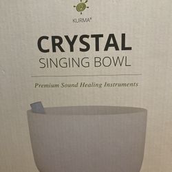 KURMA CRYSTAL SINGING BOWL — Premium Sound Healing Instruments