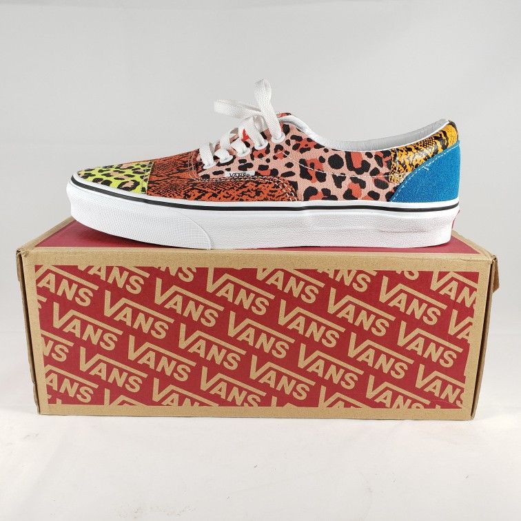 Vans Era Patchwork Leopard Snake Shoes Sneakers New with Box Men's 8.5 