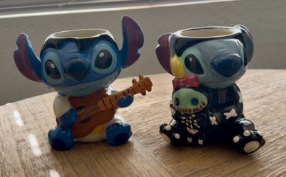 Disney Stitch Ceramic Mugs Set of 2