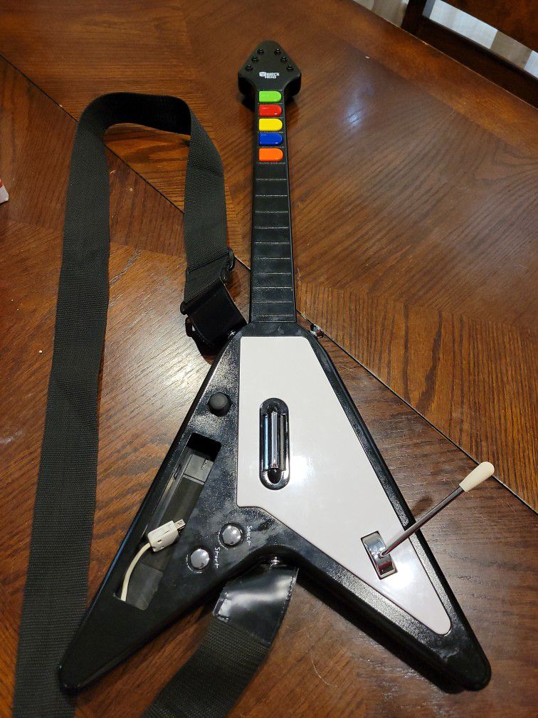 Guitar Hero Nintendo Wii Blockhead Guitar 