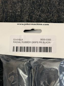 Joker Rubber Grips for a motorcycle