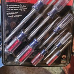 Vintage Craftsman Screwdriver 8pc Set Sears