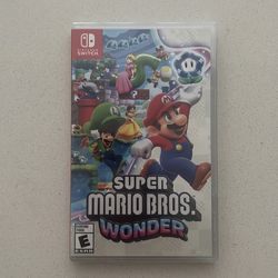 Super Mario Bros Wonder switch