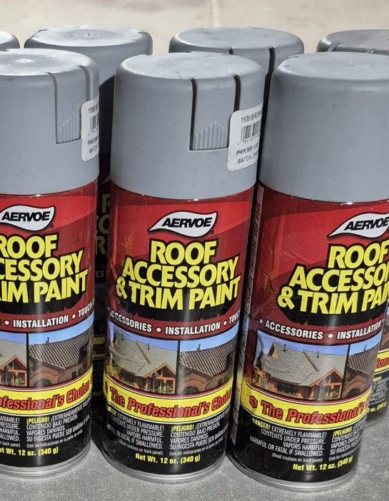 7 Cans Spray Paint Birchwood