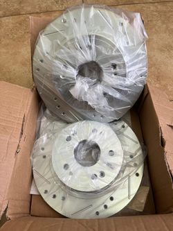 Powerstop rear rotors with pads