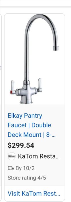 Elkay Pantry Faucet Double Deck Mount