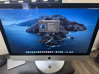 iMac 27 inch with keyboard and mouse