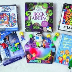 Activities books,games and more