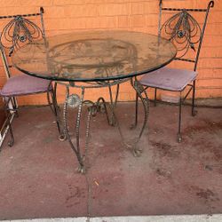 Table And 4 Chairs 