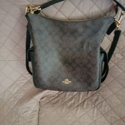 Abby duffle deals in signature canvas